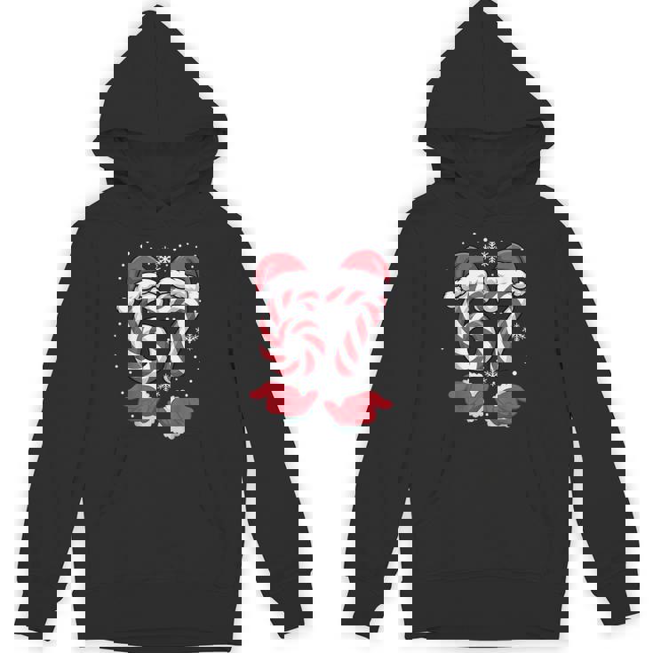 Xmas Viral 67 Candy Canes Santa Holiday Kids Unisex Hoodie