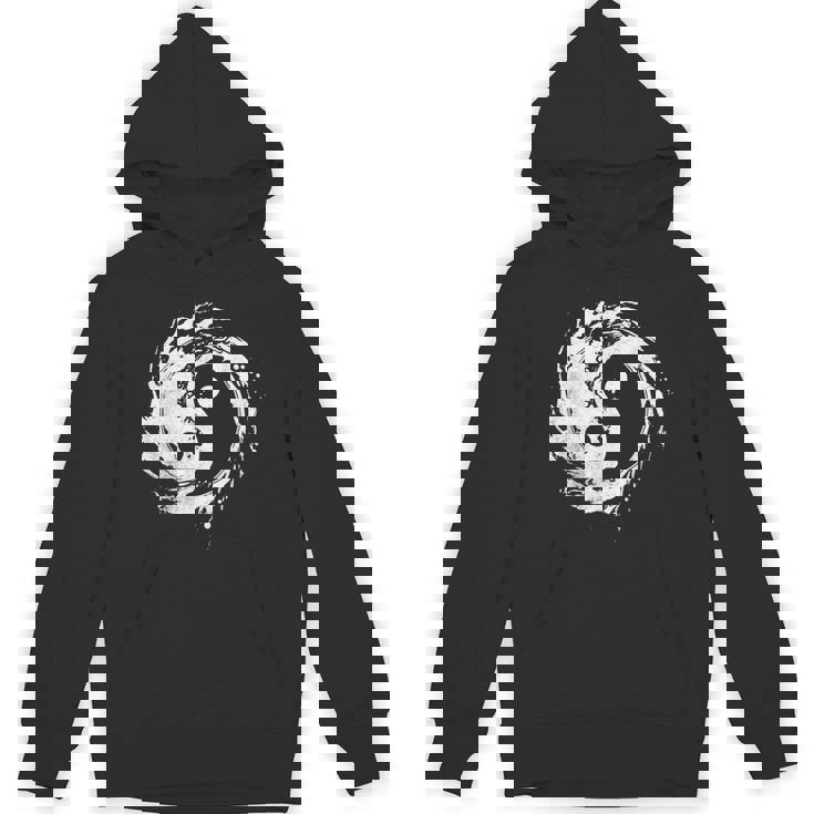 Ying Yang Flowtate 瞑想 水彩画 太極拳 メンズ レディース パーカー