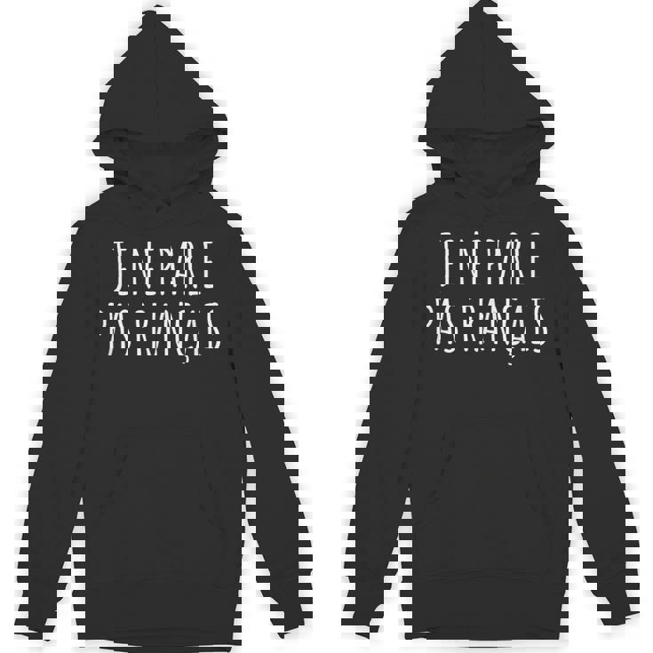 「Je Ne Parle Pas Français」I Do Notpeak French パーカー