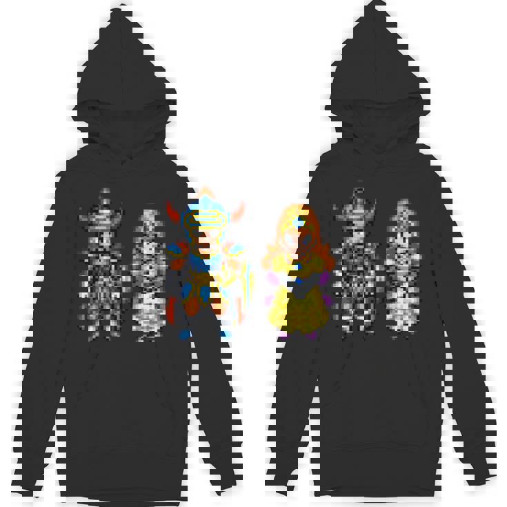 【公式】Hd-2D版『ドラゴンクエストi』キャラクタードット 長袖tシャツ パーカー