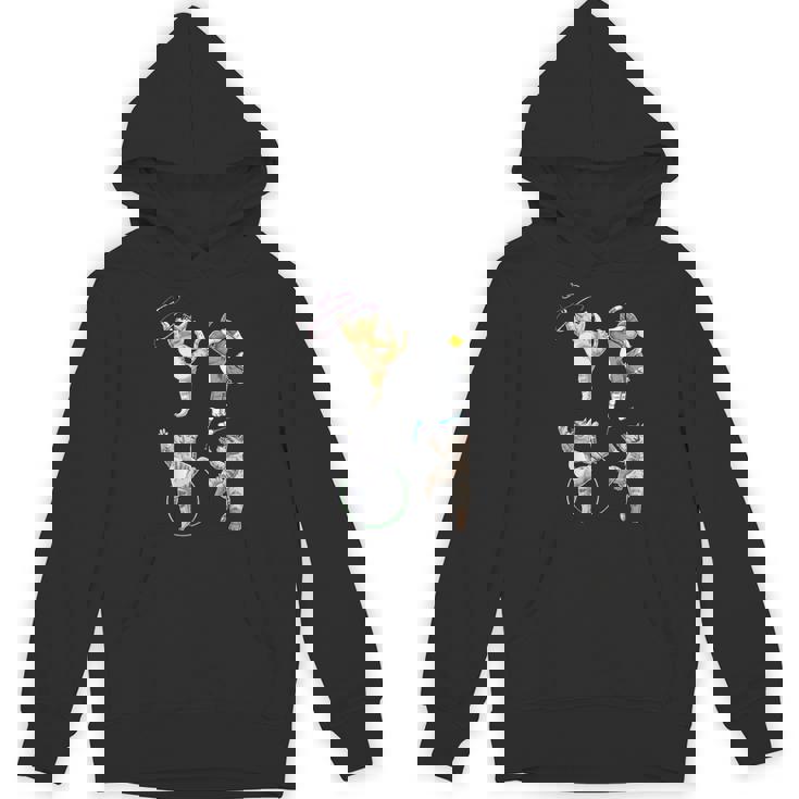 おもしろ新体操猫 パーカー