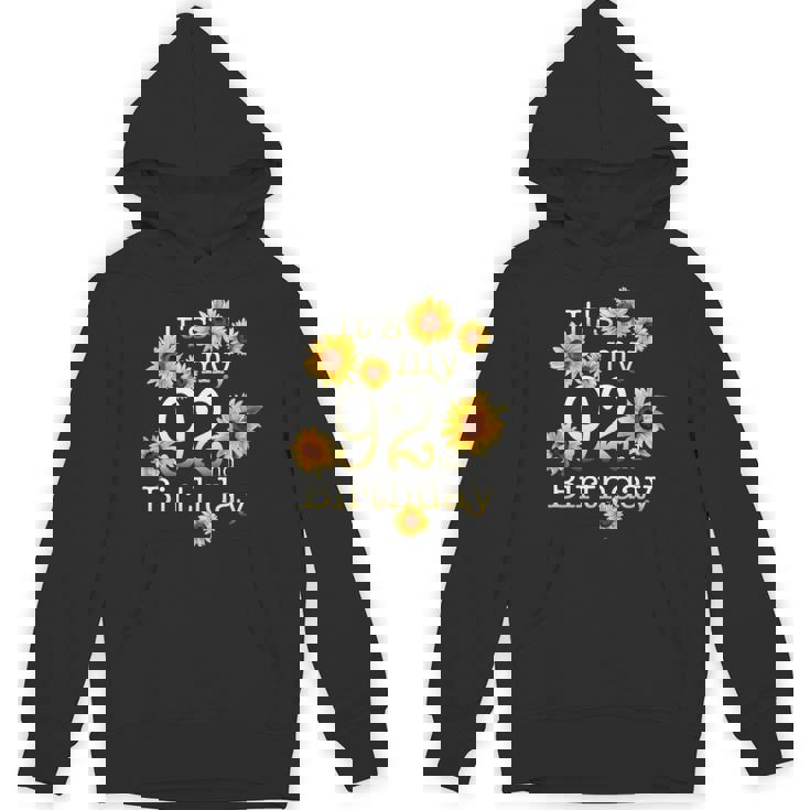 かわいいひまわり 92歳の誕生日 92歳の誕生日 長袖tシャツ パーカー