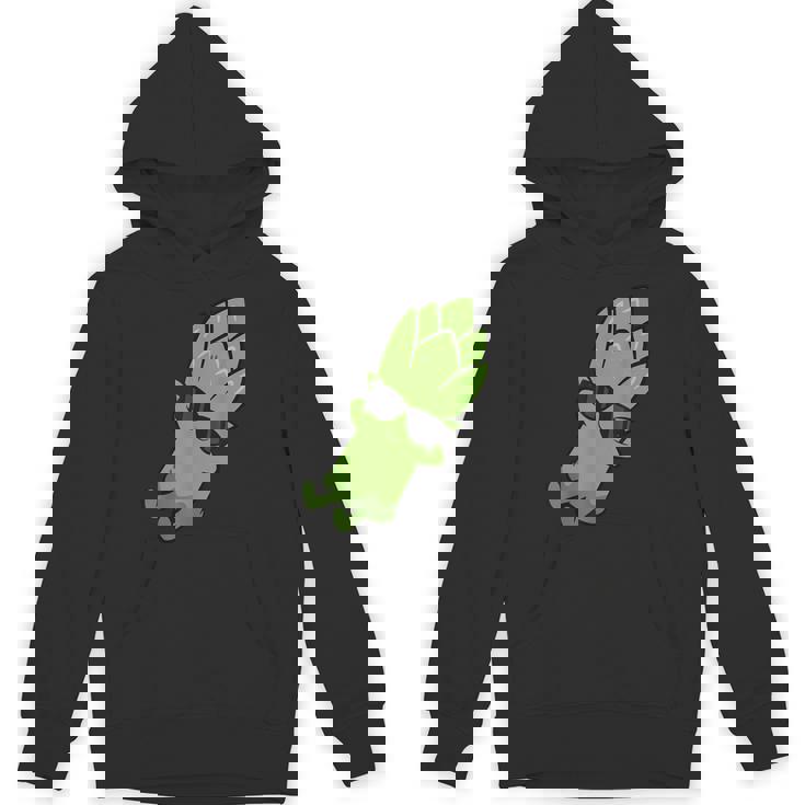 かわいいアスパラガス フルーツリラクシング レイジーアスパラガス パーカー