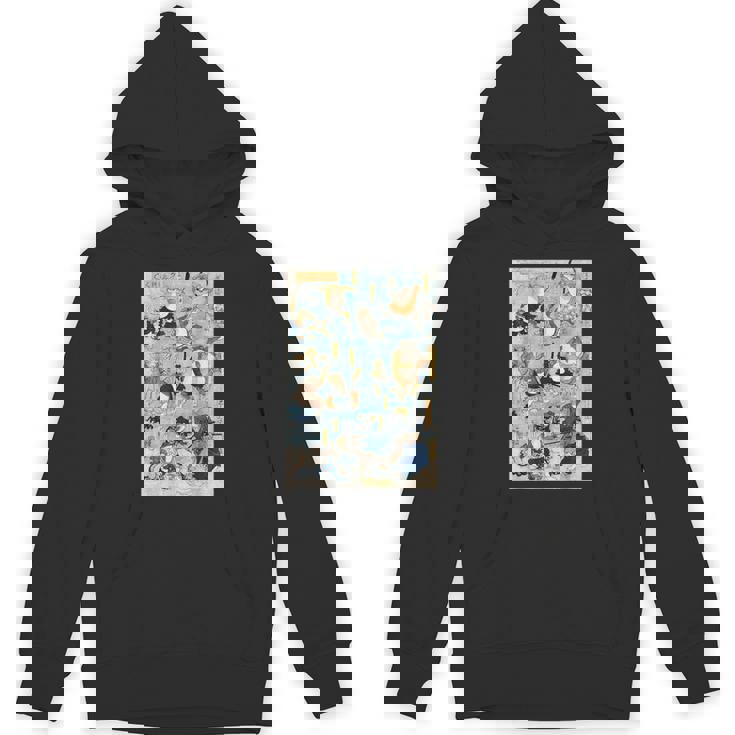 かゑるづくし 擬人化された蛙が 歌川国芳 日本の侍カエル 日本の伝統芸術 浮世絵 ヴィンテージの美学 パーカー