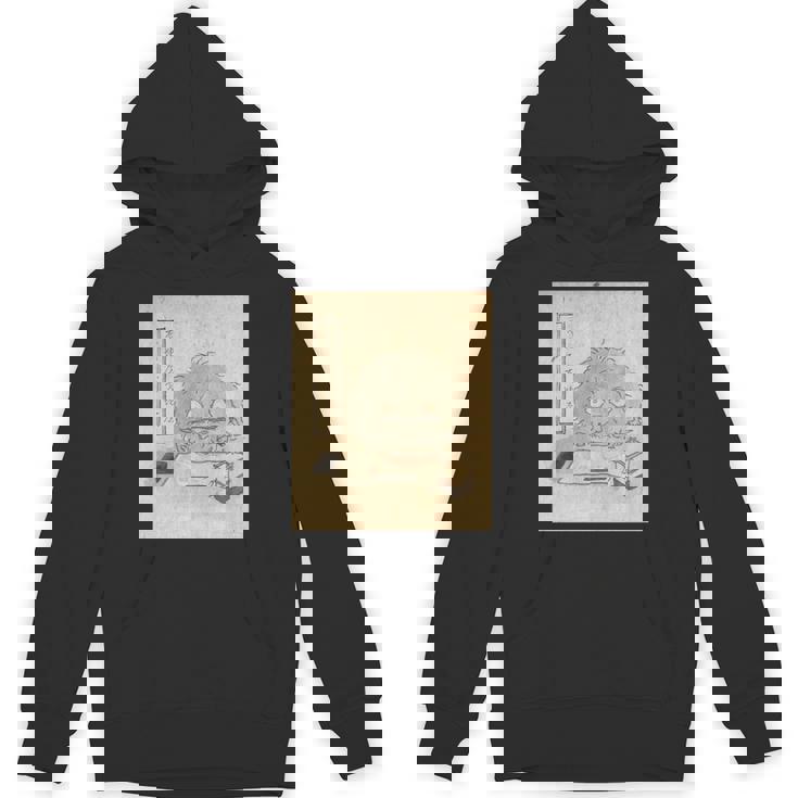 もじやもじや【日本の妖怪シリーズ】 長袖tシャツ パーカー