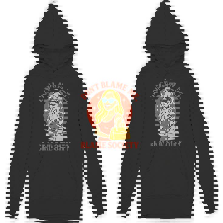 わたしじゃない 社会のせい レトロガール パーカー