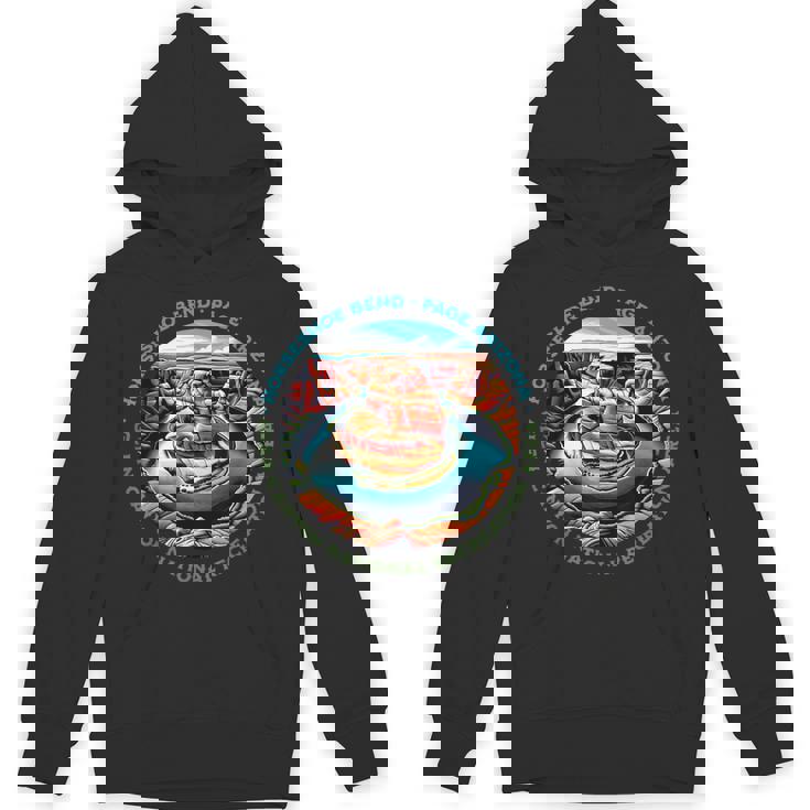 アイコニックな蹄鉄ベンド ハイキング グレンキャニオンページ アリゾナ パーカー