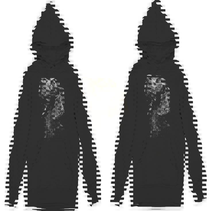 アイリッシュセッター犬モチーフペットアートワーク アイリッシュセッター パーカー