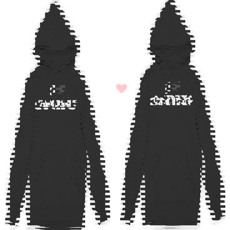 アイ・ハート・カヌー-アイ・ラブ・カヌー パーカー