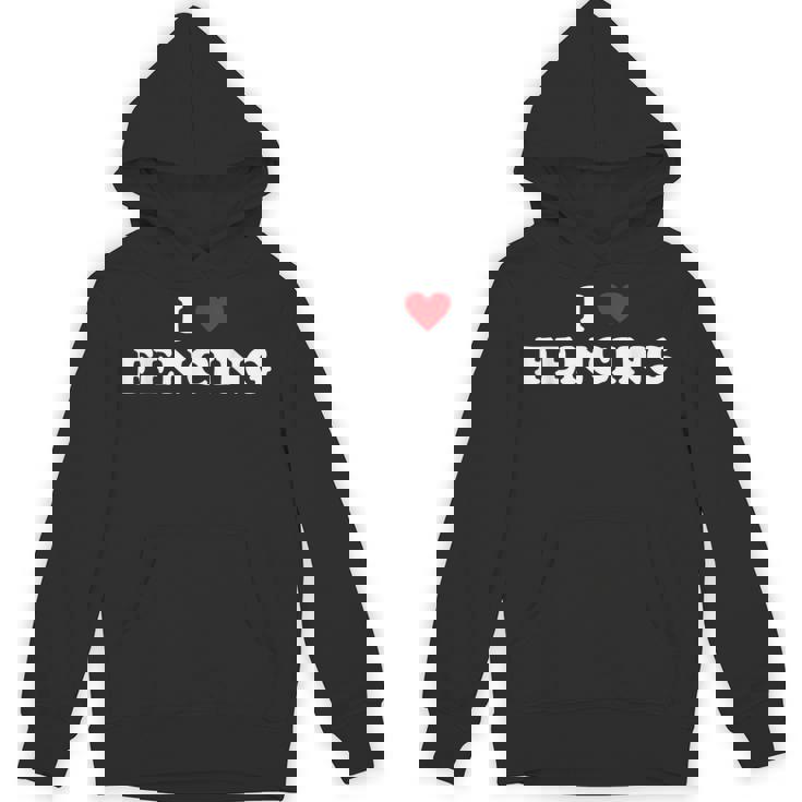 アイ・ハート・フェンサー-アイ・ラブ・フェンシング パーカー