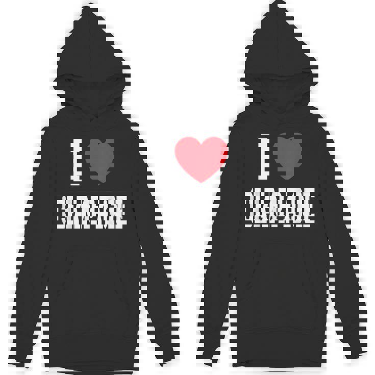 アイ・ラブ・シャンパン パーカー