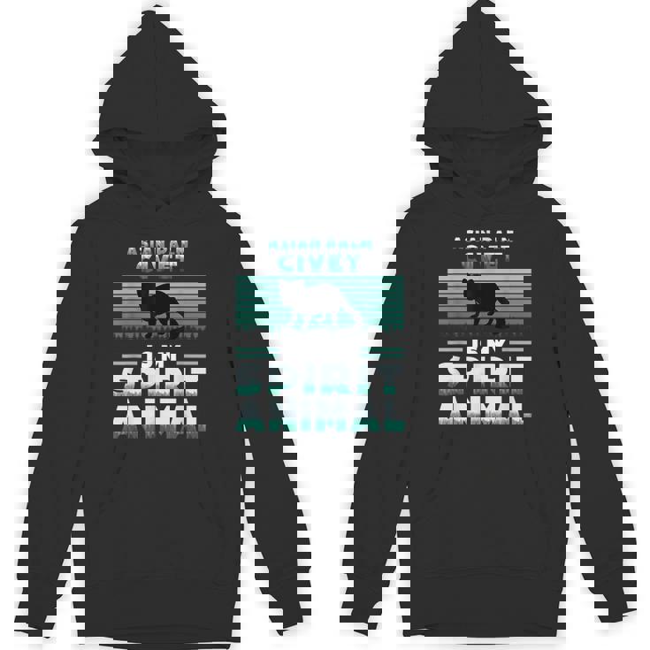 アジアンパームシベットは私のスピリットアニマルラバーです パーカー