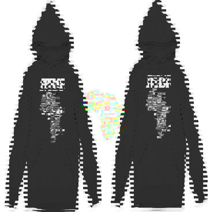 アフリカtシャツ 誇り高きアフリカ国旗大陸愛 パーカー