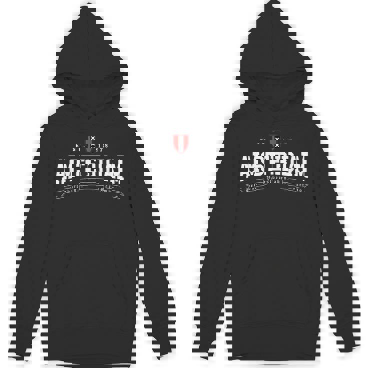 アムステルダム オランダ オランダ 国旗 紋章 ヴィンテージ パーカー