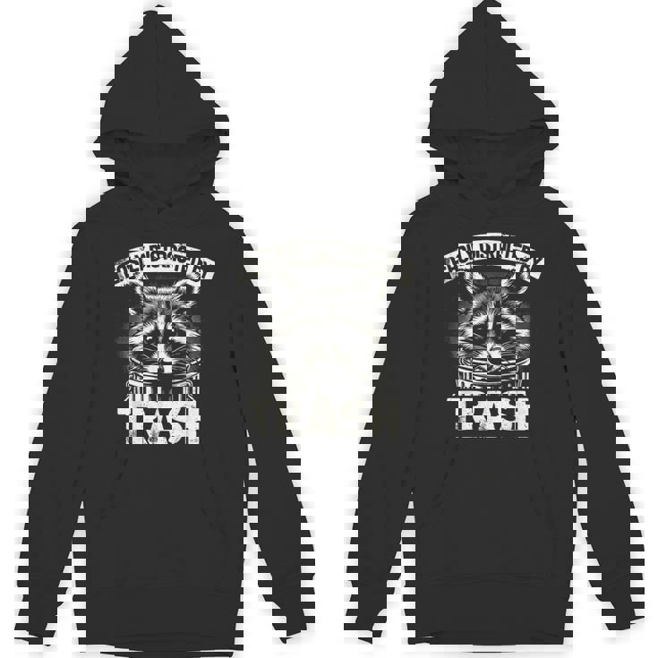 アライグマ ゴミに気を取られる アライグマ ゴミ男 パーカー