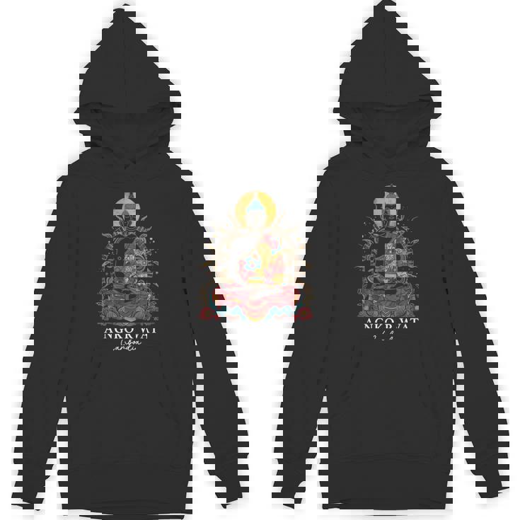 アンコールワット カンボジア ブッダ ヴィンテージ 仏教 お土産 パーカー