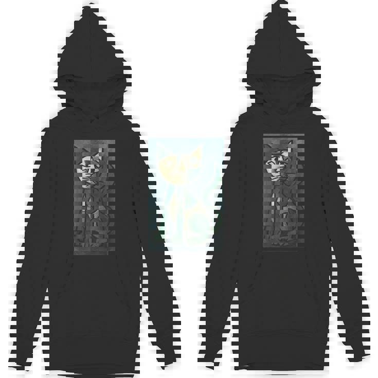 アート ピカソ 猫 パーカー