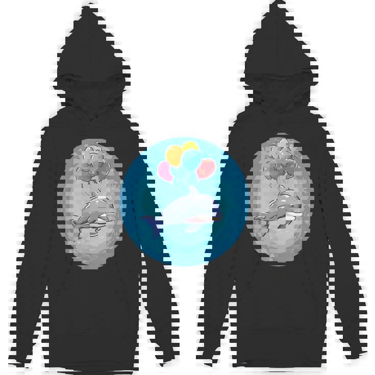 イルカと風船のコスチュームで一日を明るくしましょう。 パーカー