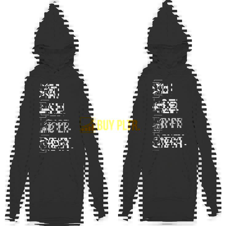 イートスリープインベストベスト Pltr購入パランティア投資。 パーカー