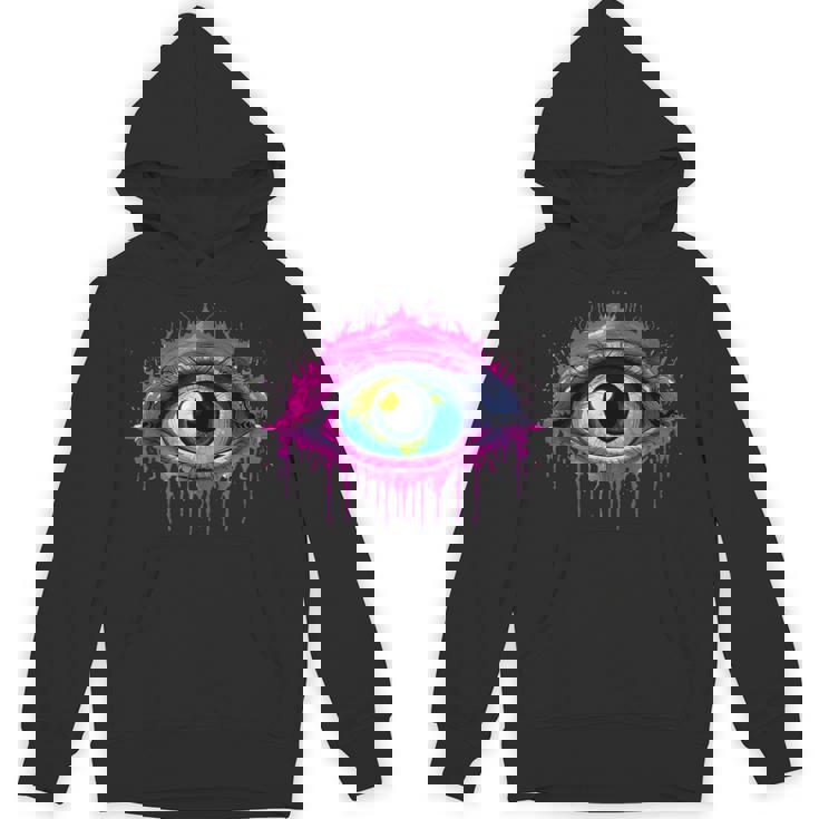 ウィアードコアアイボールドリームコアエステティックグランジエッジィトリッピー パーカー