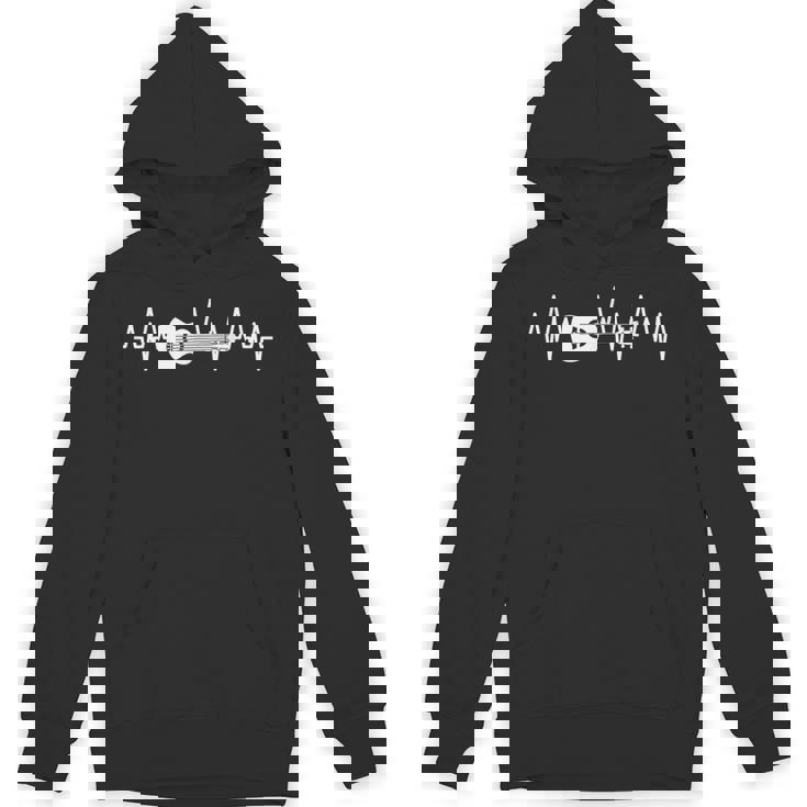 ウクレレ・ハートライン ウクレレ愛好家 パーカー