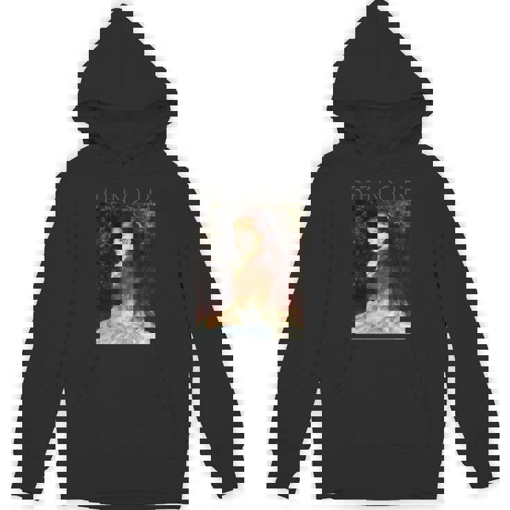 オーギュストルノワール-マドモアゼルダンヴェルの肖像 長袖tシャツ パーカー