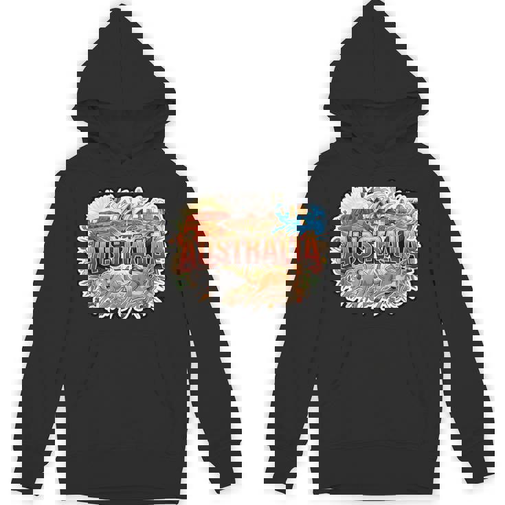 オーストラリアカンガルーコアラポインティングミーム オーストラリアのお土産 パーカー