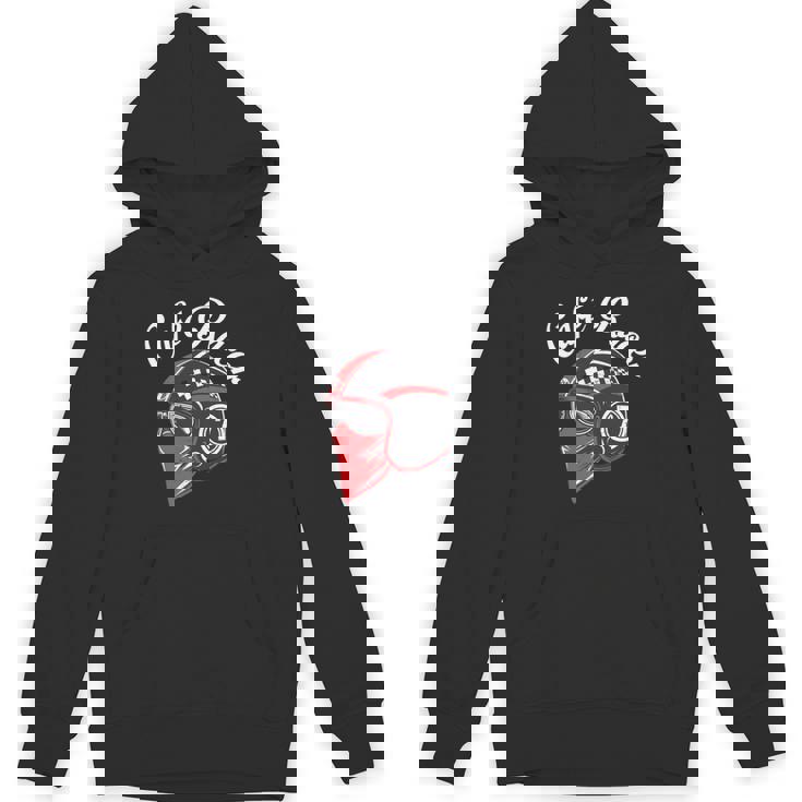 オートバイ カフェレーサー モータースポーツギフト 長袖tシャツ パーカー