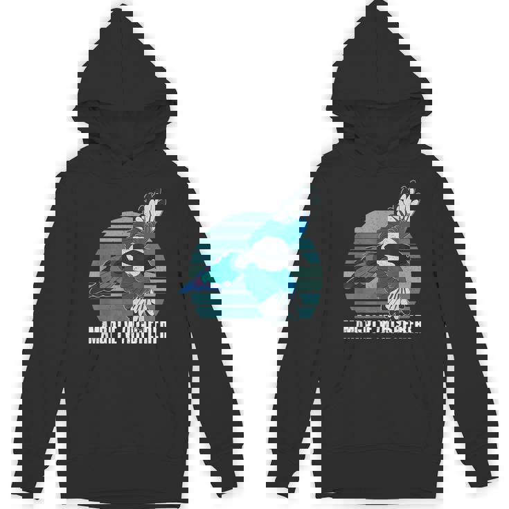 カササギ 鳥 動物 翼 バードウォッチング バーダー アウトドア 野鳥観察 パーカー