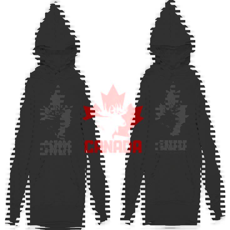 カナダヘラジカ メープルリーフ プライド ヴィンテージ カナダ国旗 パーカー