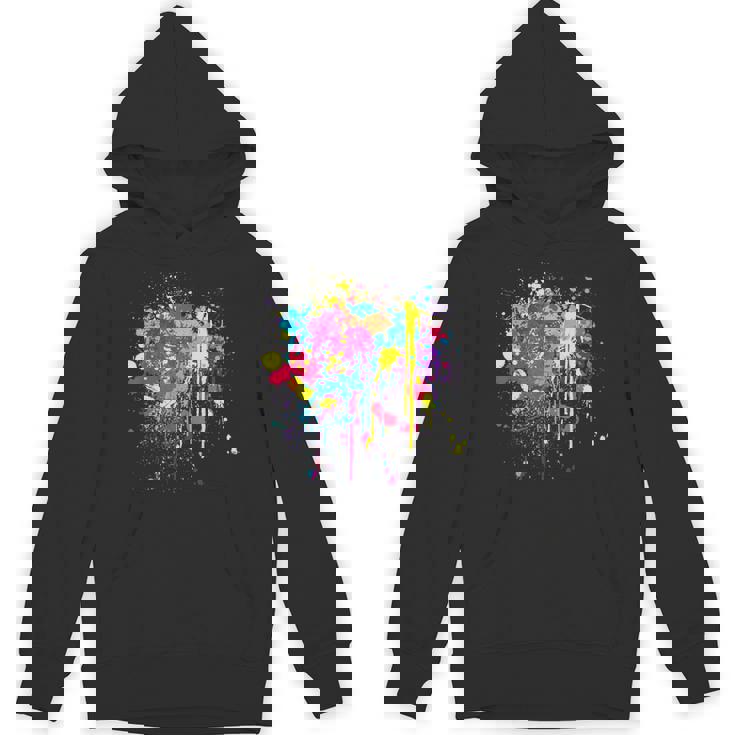 カラフルなペイントスプラッシュカラー。 パーカー