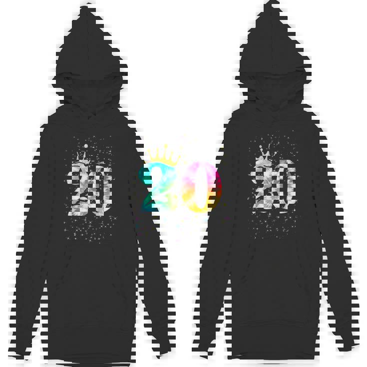 カラフルな絞り染め 20歳の女児 20歳の誕生日 パーカー