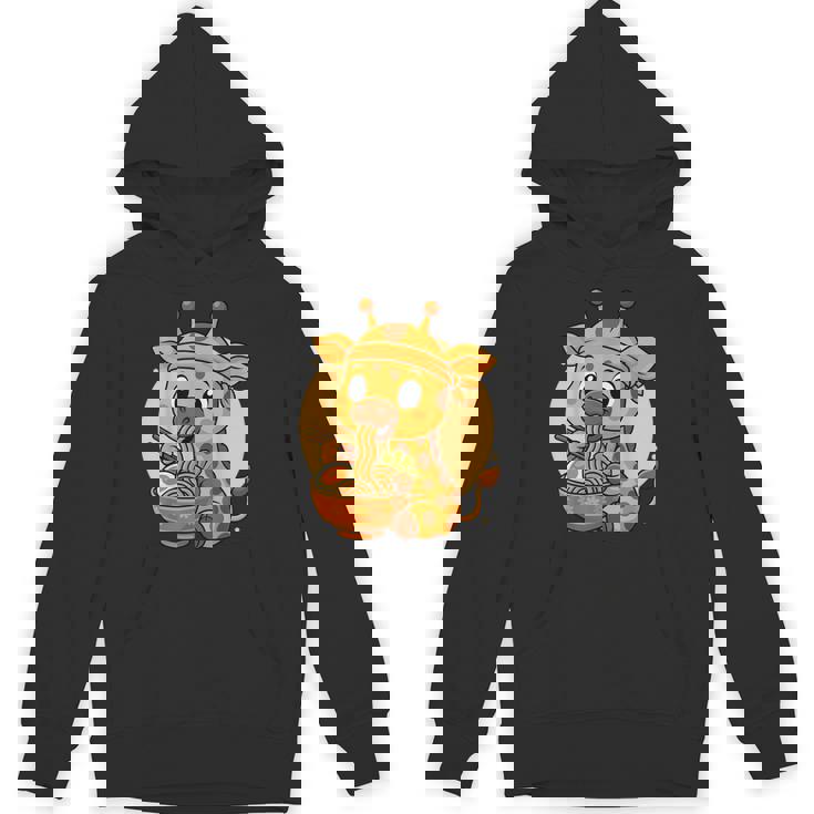 カワイイキリン食べるラーメングラフィック 日本のキリングラフィック パーカー