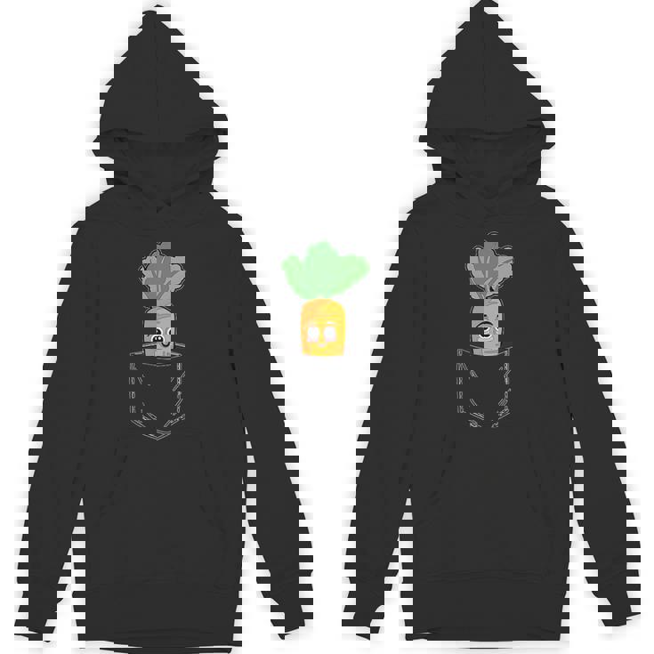 キャロットポケット おもしろキャロットインポケット パーカー