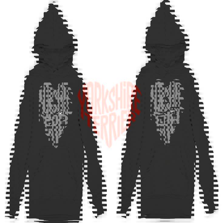 クリエイティブ・ヨークシャー・テリア ラブ・ヨークシャー・テリア・ハート パーカー