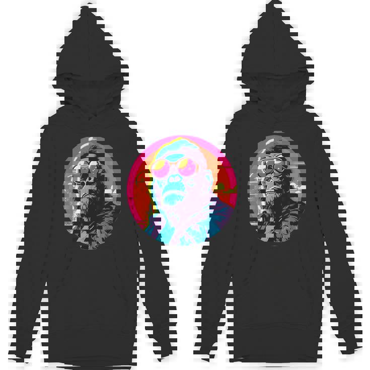 クールゴリラ サングラス付き サンセット ゴリラ パーカー