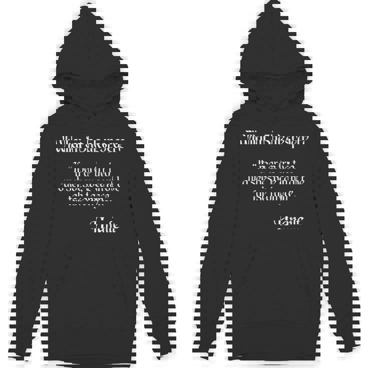 シェイクスピアの名言 If We Are True To Ourselves King Lear パーカー