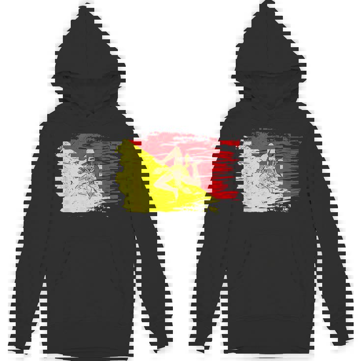 シチリア国旗 シチリア州パレルモ イタリア パーカー