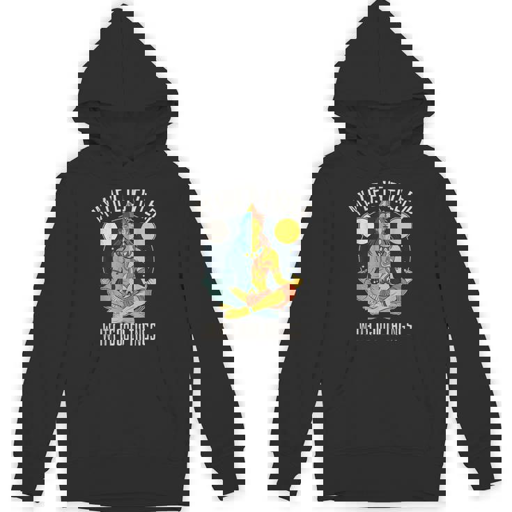 シヴァ。私の人生は良いことでいっぱいです。禅。ヨガ。 パーカー