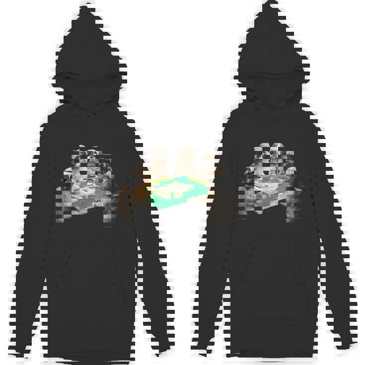 シーズー イヌ 麻雀 面白いtシャツ 犬 文字入り メンズ おもしろ 面白い 服 おもしろグッズ ネタ 雀士 パーカー