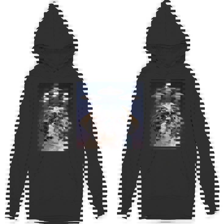 シーズー 犬 シウツー 犬 エイリアン Ufohitzhu おもしろい シーズー 長袖tシャツ パーカー