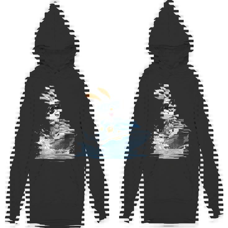 ジェットスキー ジェットスキー ウサギ イースターバニー サングラス パーカー