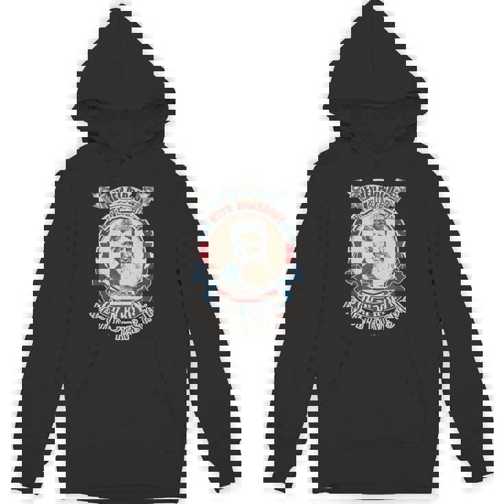 ジョン・ブラウンがヴィンテージを撃っただろう誰かと決して議論しないでください 長袖tシャツ パーカー