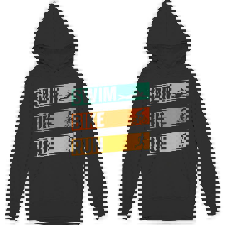 スイム・バイク・ラン トライアスロン選手 アスリート スポーツ トライアスロン パーカー