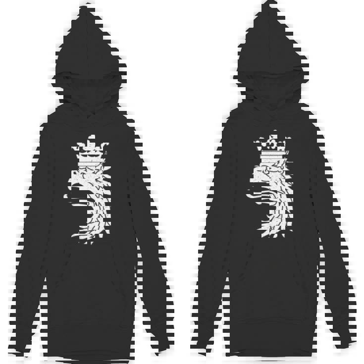 スカニアスウェーデン紋章フラッググリフィン 長袖tシャツ パーカー