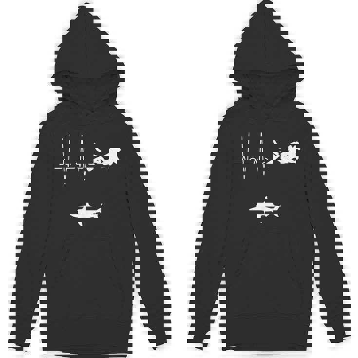 スキューバダイビングハートビート水中サメダイバー パーカー