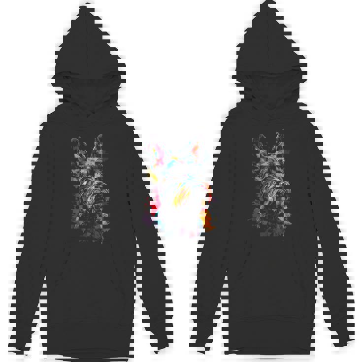 スコティッシュ・テリア 犬 グラフィック ペット アートワーク スコティッシュ・テリア パーカー