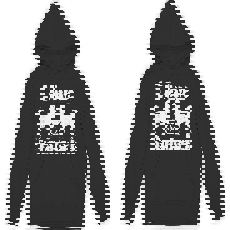 スタンダード プードル オーナーズ I Havetandards ファニー プードル パーカー