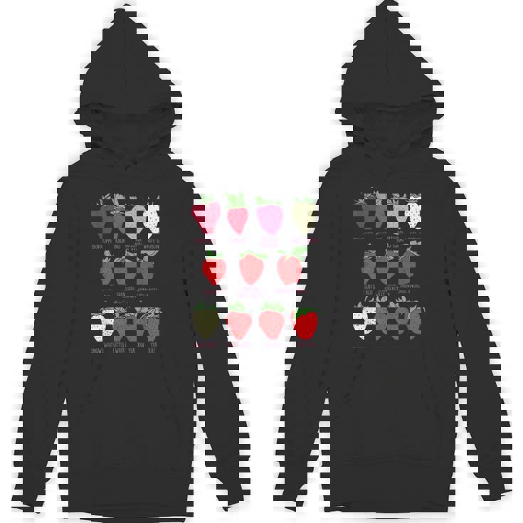 ストロベリーフルーツシャツ イチゴの種類 コテージコア パーカー