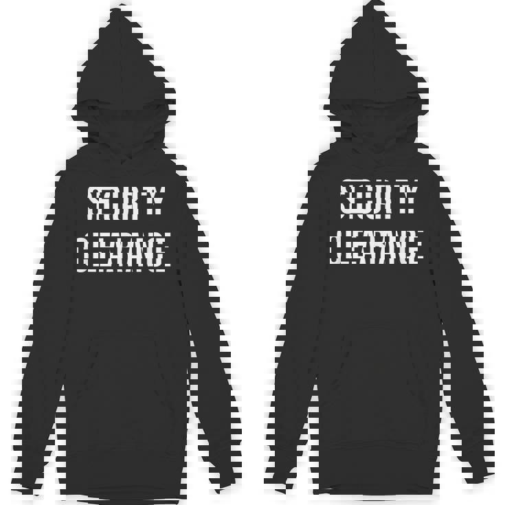 セキュリティクリアランス パーカー